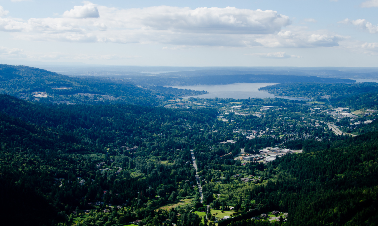 Panoramic Image of Issaquah, WA